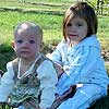 Maggie and Emily at the apple orchard.<br><div class='photoDatesPopup'><br>from Emily's Photos taken 9/18/2007 and posted 10/27/2007</div>