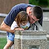 Another reason why Dads are better than Moms - no fear of germs on public water fountains.  <br><div class='photoDatesPopup'><br>from Emily's Photos taken 5/5/2007 and posted 6/20/2007</div>