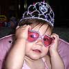 Don't be jealous of my tiara and sunglasses.<br><div class='photoDatesPopup'><br>from Emily's Photos taken 6/19/2006 and posted 7/13/2006</div>