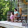 Mom and I are relaxing on the cabin porch.<br><div class='photoDatesPopup'><br>from Emily's Photos taken 7/2/2006 and posted 7/13/2006</div>