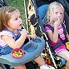 We got really crazy at the fair and switched strollers for a little bit.  How crazy can one baby get!<br><div class='photoDatesPopup'><br>from Emily's Photos taken 8/17/2006 and posted 8/21/2006</div>