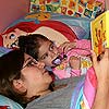 Me and Mommy in my big girl bed reading a book.<br><div class='photoDatesPopup'><br>from Emily's Photos taken 4/9/2008 and posted 4/25/2008</div>