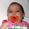 This is the only pacifier that I like.<br><div class='photoDatesPopup'><br>from Elise's Photos taken 5/26/2008 and posted 6/4/2008</div>