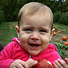 Eating an apple outside... could life get any better?<br><div class='photoDatesPopup'><br>from Elise's Photos taken 10/18/2008 and posted 10/27/2008</div>