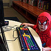 Sometimes Spider-man needs to go to the library. <br><div class='photoDatesPopup'><br>from Emerson's Photos taken 6/25/2015 and posted 8/1/2015</div>