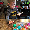 They didn't really trust him to dye the eggs so he is on sticker duty.<br><div class='photoDatesPopup'><br>from Elias' Photos taken 3/31/2018 and posted 5/8/2018</div>