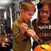 Elias was fully disgusted with what was inside the pumpkin.  He would not touch it.<br><div class='photoDatesPopup'><br>from Elias' Photos taken 10/26/2018 and posted 11/10/2018</div>