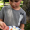 His tooth came out in the cake.<br><div class='photoDatesPopup'><br>from Emerson's Photos taken 6/2/2018 and posted 11/10/2018</div>