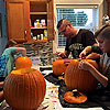 Down to business carving pumpkins.<br><div class='photoDatesPopup'><br>from Elise's Photos taken 10/26/2019 and posted 11/21/2019</div>