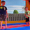 Having fun jumping at a birthday party.<br><div class='photoDatesPopup'><br>from Emerson's Photos taken 6/6/2020 and posted 8/26/2020</div>